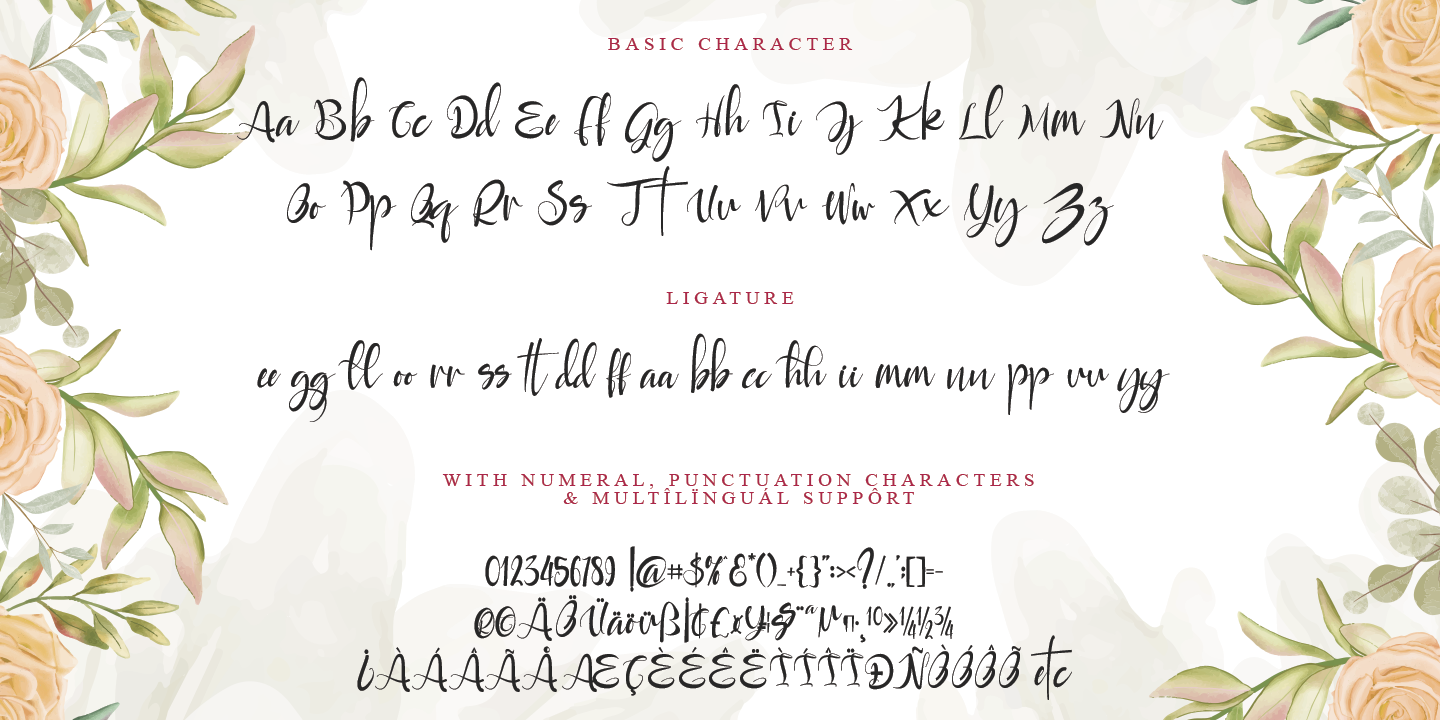 Rayya Italic Font preview